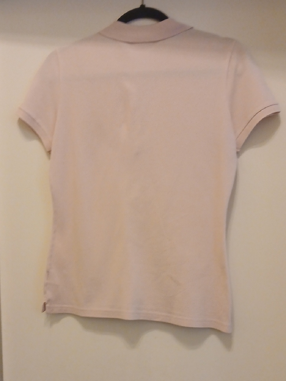Lacoste Light Pink Short Sleeve Polo with Green Croc - Picture 2 of 5